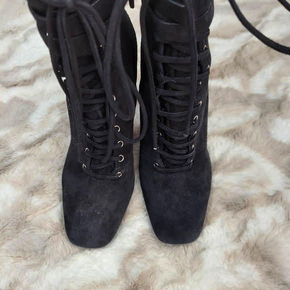 Giuseppe Zanotti Lace-up Ankle Boots, sz 7.5 - Picture 7 of 12